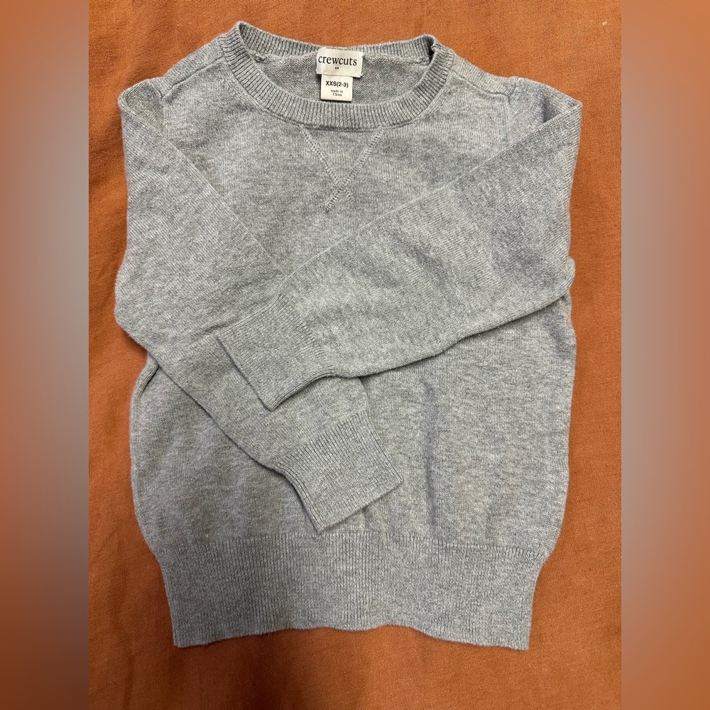 Crewcuts 2T grey crewneck sweater